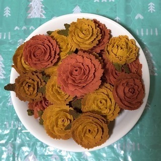 あんフラワークッキーの画像