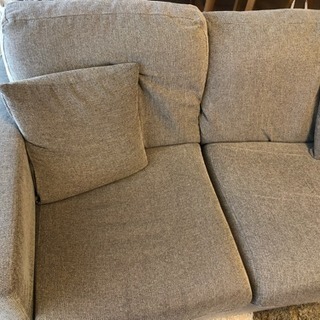 3人がけソファ、オットマンの画像