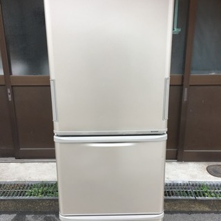 SHARP  3ドア 冷蔵庫  350L  SJ-WA35A  【2014年製】