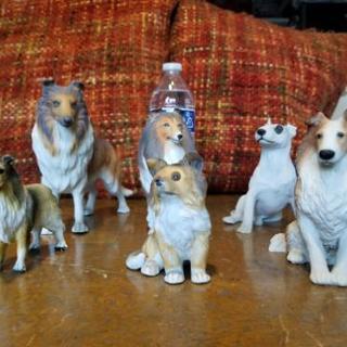 犬　置物6体　陶器