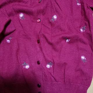 刺繍カーディガンの画像