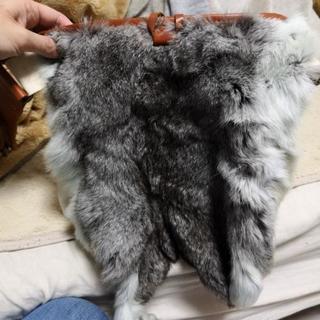 腰バック リアルラビットファー