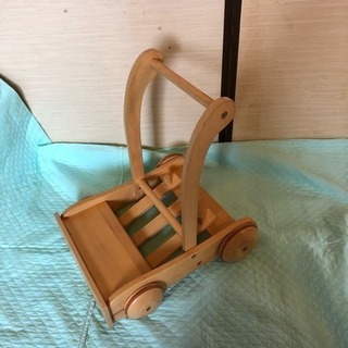 木製 手押し車 クリーニング済