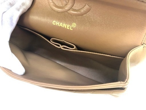 CHANEL シャネル　マトラッセ　チェーンショルダーバッグ　ベージュ　2338207