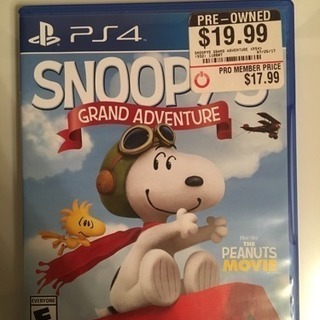 PS4 スヌーピー ゲームソフト