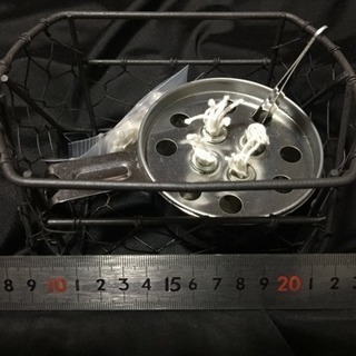 サバイバル用廃油コンロセット、予備芯付き