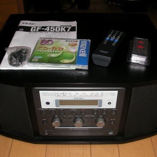 レコードやカセットから　CDへコピー　TEAC GF-450K7 美品