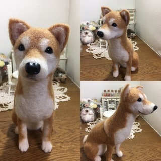 柴犬ブローチの体験教室のご案内の画像