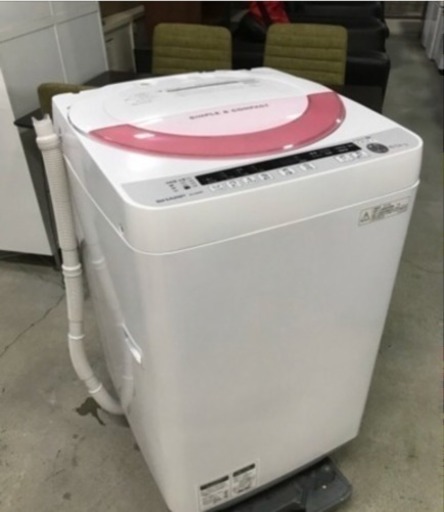 2014年製 SHARP 全自動電気洗濯機 ES-GE60P-P
