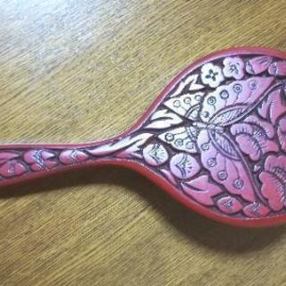 鎌倉彫　手鏡