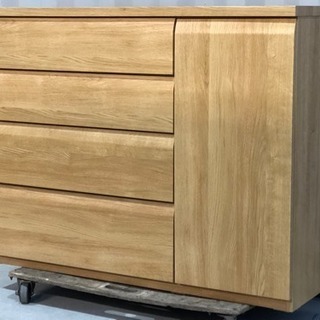 美品！ニトリ ローチェスト◇整理タンス◇レール付◇プッシュオープ...