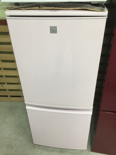 【送料無料・設置無料】冷蔵庫 SHARP 2017年製 SJ-14E4-KP 中古