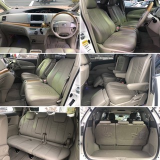 奈良☆エスティマ/アエラスＧパッケージ【モデリスタエアロツアラー】４ＷＤ/本革シート/両側パワースライド/ナビ/７人乗り の画像