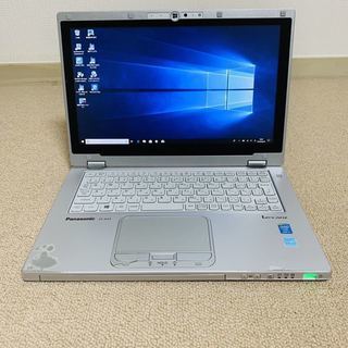 ☆【Panasonic】『Let\'s note』CF-AX3SDCCS 2013年モデル　Windows 10　ノートパソコン 【中古】タッチパネル対応