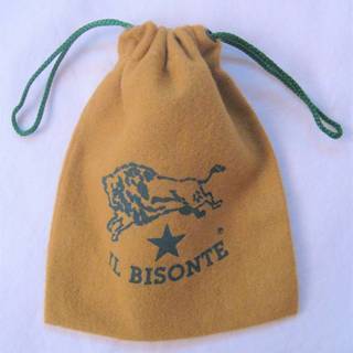★イルビゾンテ IL BISONTE ミニ巾着ポーチ
