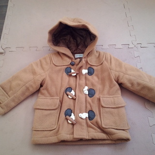 BOBSON90cm　かわいいダッフルコートの画像