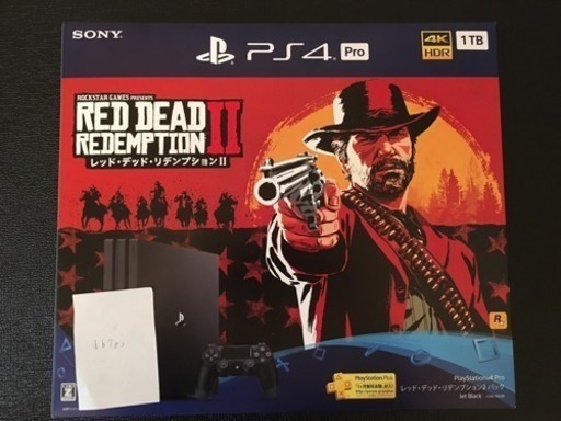 【新品未使用レア商品！】レッドデッドリデンプション2 PS4 PROセット