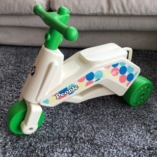 【美品】ピープル 公園レーサーNeo グリーン 三輪車