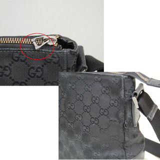 本物 GUCCI/グッチ ショルダーバッグ 114273 ブラック GG柄 GGキャンパス 斜め掛け ☆ PayPay(ペイペイ)決済可能 ☆ 札幌市 清田区 平岡の画像