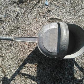 ジョウロ　レトロ　飾り　ブリキじょうろの画像