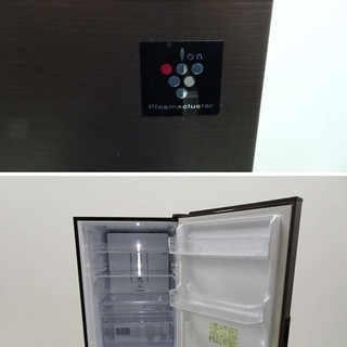 SHARP　シャープ SJ-PD27A-T プラズマクラスター冷蔵庫 271L ブラウン系　ダークウッド　2015年製