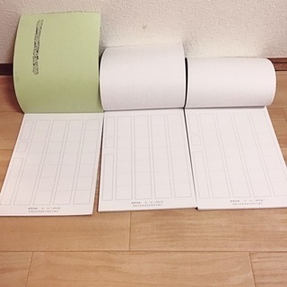 方眼付き 習字・硬筆用紙 6冊セットの画像