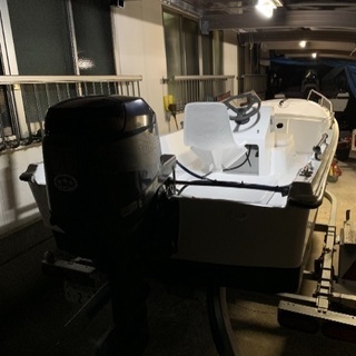ヤマハU17F船外機ボートの画像