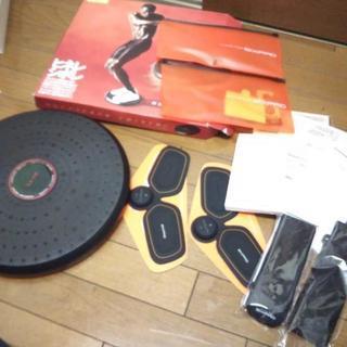 土日値下げシックスパッド&腹筋ウエストトレーニングマシンセット