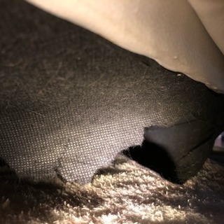 3人掛けソファ  オットマン付きの画像