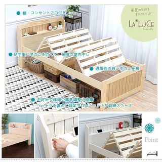 【3/7まで】ベッドフレーム すのこ付 定価20,520円