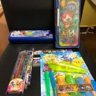 ポケモン 妖怪ウォッチ 筆記用具値下げします