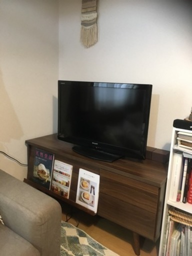 【締切ました】木目調テレビ台