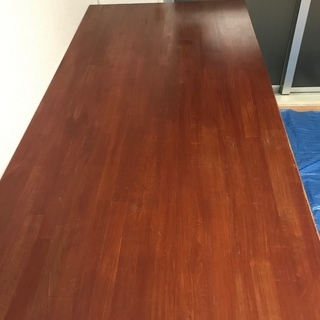 IKEYA 無垢材 テーブル 不要なので必要な方に差し上げます（取りに来れる方限定）の画像