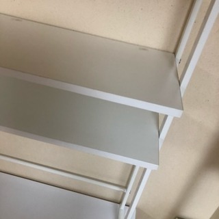 ※取引終了※ デスク 上置き棚付き ユーズド美品の画像