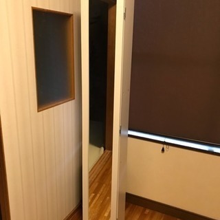 スリムミラー 収納棚   値下げの画像