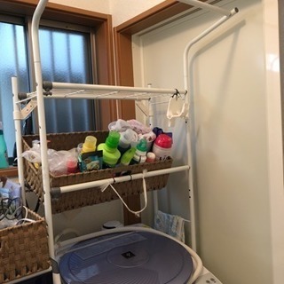 取引終了    中古品ランドリーラック   