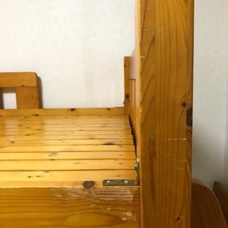 カントリー調ロフトベッドの画像