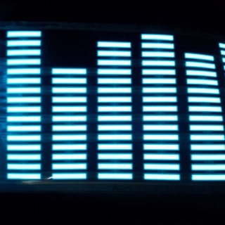 【新品未使用】LED サウンドシート イコライザー カーフィルム...