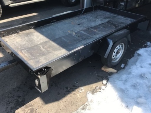 軽トレーラー！ホクサツ！現状引き渡し！ ホクサツ 軽トレーラー 最大積載量200kg】車検32.5まで (おだりょー