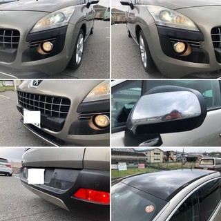 奈良☆プジョー3008/グリフ【上級グレード】/ターボ/タイミングチェーン/ガラスルーフ/黒本革/車検３１年９月の画像