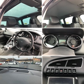 奈良☆プジョー3008/グリフ【上級グレード】/ターボ/タイミングチェーン/ガラスルーフ/黒本革/車検３１年９月の画像