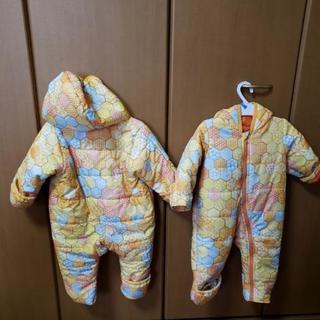 双子向け　スキーウェア80二枚セットの画像