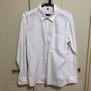 長袖シャツ 無印良品 白2枚