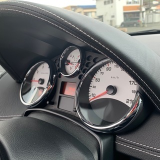 人気の後期型♪ビアンカホワイト！ プジョー２０７CC 車検２年付 乗り出し総額７８万円　HDDナビ フルセグTVの画像