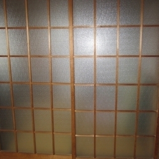 室内建具　ガラス引き戸（中古）