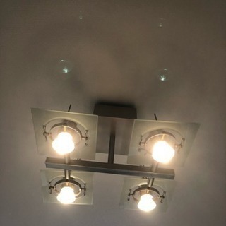 廃盤！レア！IKEA 照明器具 FUGA ハロゲン 4灯の画像