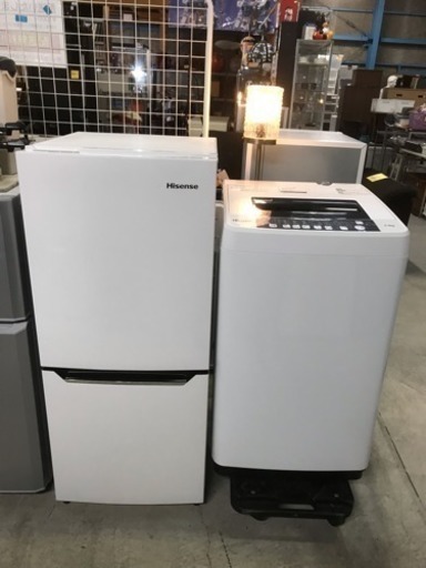 引取り大歓迎！配送可！冷蔵庫\u0026洗濯機セット ハイセンス