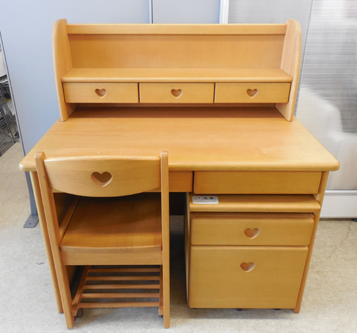 PayPay対応 コスガ学習机 袖机 イスセット 新学期 勉強机 椅子 引き出し サイドデスク KOSUGA 札幌市西区西野