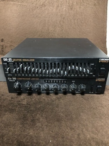 BOSSコンプ／リミッター グラフィックイコライザー
