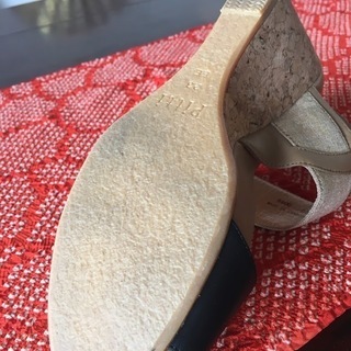 pitti ウェッジソール ページュ 23cm EEの画像